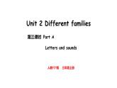 Unit 2  Different families Part A  Letters and sounds（课件）-2024-2025学年人教PEP版（2024）英语三年级上册
