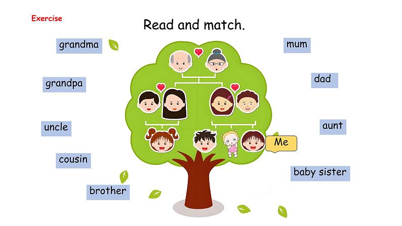 Unit 2  Different families Part B  Let's learn & Listen and chant（课件）-2024-2025学年人教PEP版（2024）英语三年级上册05