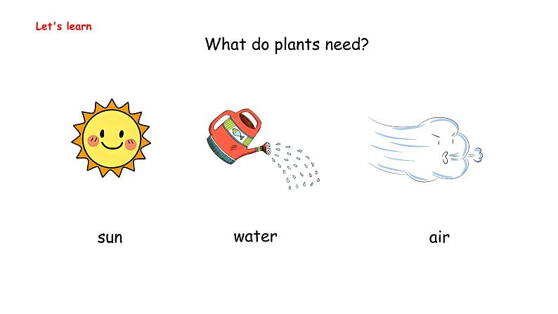 Unit 4  Plants around us Part B  Let's learn & Listen and cha（课件）-2024-2025学年人教PEP版（2024）英语三年级上册08