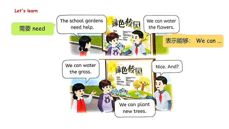 Unit 4  Plants around us Part B  Let's talk & Look and discu（课件）-2024-2025学年人教PEP版（2024）英语三年级上册07