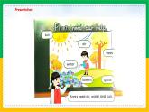 人教版（2024）三年级英语上册课件 5. Unit 4 第五课时Part B  Let's learn & Listen and cha