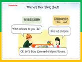 人教版（2024）三年级英语上册课件 4. Unit 5 Part B  Let's talk & Draw and say