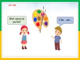 人教版（2024）三年级英语上册课件 4. Unit 5 Part B  Let's talk & Draw and say