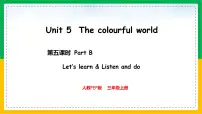 小学人教版PEP(2024)Part B教案配套课件ppt