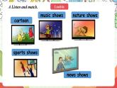 人教版新起点英语五上 Unit 5 《TV Shows》 Let's check 课件