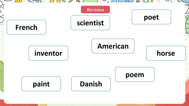 人教版新起点英语六上 Unit 5 《Famous people》 Lesson 2 课件第6页