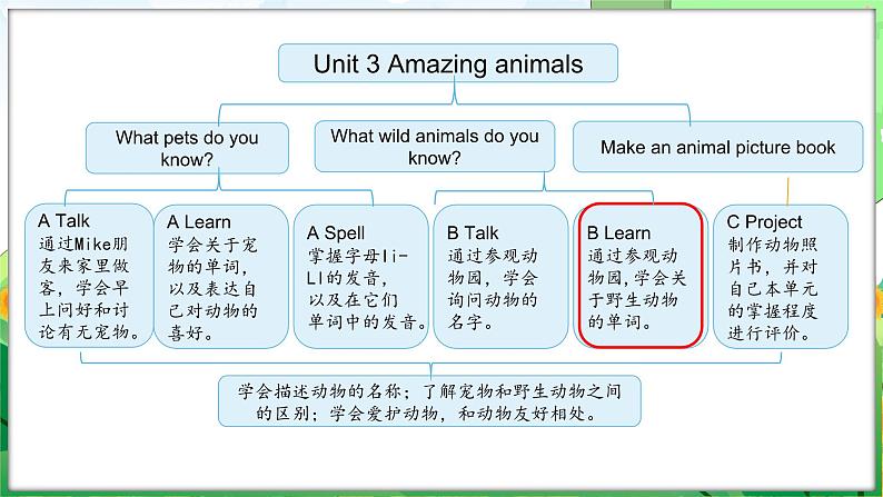 Unit 3 Amazing animals Part B Let’s learn — Start to read（课件+素材）-2024-2025学年人教PEP版（2024）英语三年级上册02