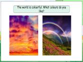 Unit 5 The colourful world Part B Let’s talk & Draw and say（课件+素材）-2024-2025学年人教PEP版（2024）英语三年级上册