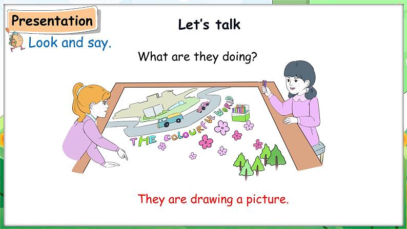 Unit 5 The colourful world Part B Let’s talk & Draw and say（课件+素材）-2024-2025学年人教PEP版（2024）英语三年级上册07