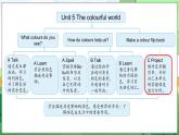 Unit 5 The colourful world Part C Project Make a colour flip book（課件+素材）-2024-2025學(xué)年人教PEP版（2024）英語(yǔ)三年級(jí)上冊(cè)