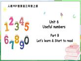 Unit 6 Useful numbers Part B Let’s learn & Start to read（课件+素材）-2024-2025学年人教PEP版（2024）英语三年级上册
