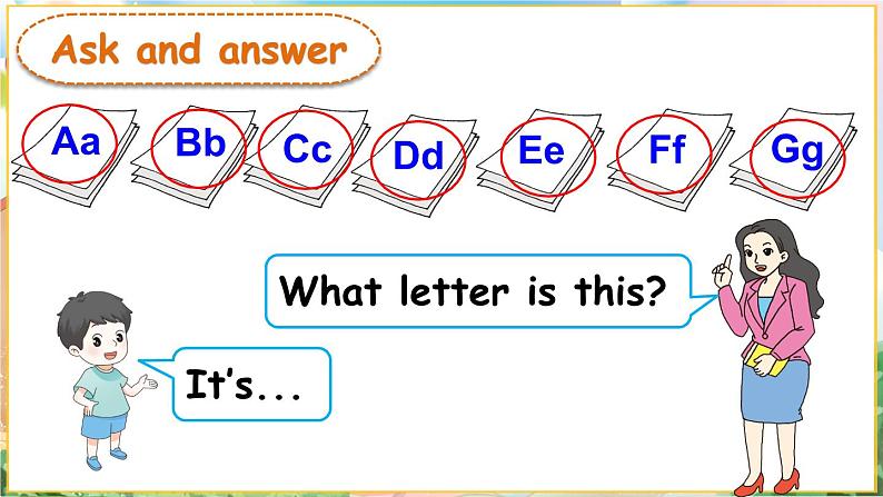 Unit 2 My school Lesson 4 Fun with letters（课件+素材）冀教版（三起）英语三年级上册05