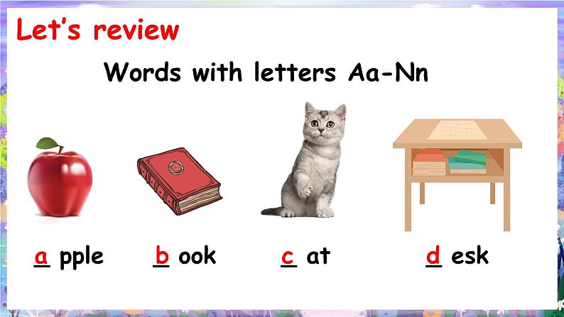 Unit 3 Colours and letters Lesson 4 My letter book（课件+素材）冀教版（三起）英语三年级上册04