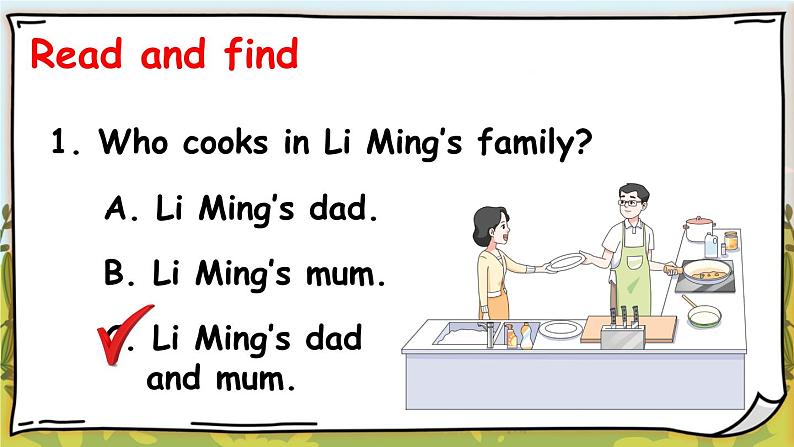 Unit 6 My family Lesson 3 A happy family（课件+素材）冀教版（三起）英语三年级上册08