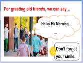 Unit 1 Greetings Fun time & Self-assessment（课件+素材）-2024-2025学年人教精通版（2024）英语三年级上册