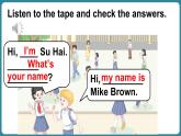 Unit 2 What’s your name 第1课时（Get ready, Cartoon time & Letters in focus）（课件+素材）-2024-2025学年译林版（2024）（三起）英语三年级上册