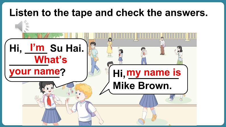 Unit 2 What’s your name 第1课时（Get ready, Cartoon time & Letters in focus）（课件+素材）-2024-2025学年译林版（2024）（三起）英语三年级上册05
