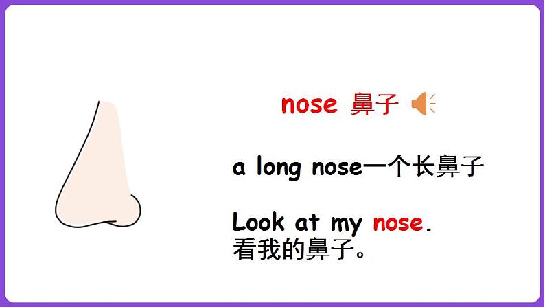 冀教版（三起）英语三上 Unit 5  About me! Lesson 2 Look at my face!（课件）06