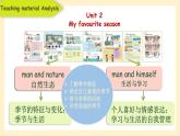 人教PEP版英语五年级下册 Unit 2 My favourite season A Let's learn 说课(课件）