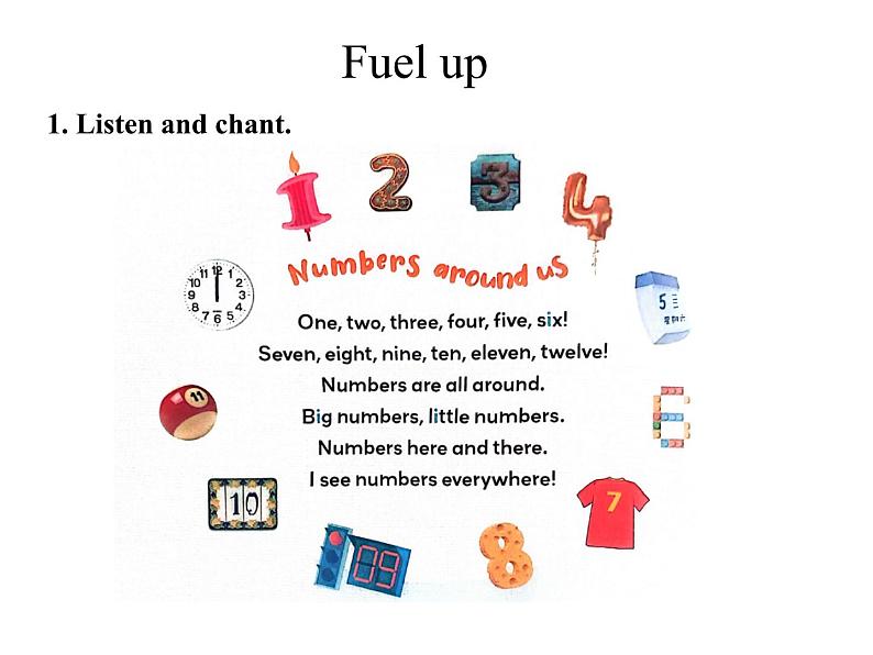 Unit 4 Fun with numbers Fuel up课件04