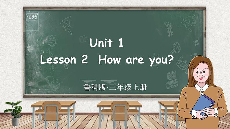 Unit 1 Greetings Lesson 2  How are you（课件+素材）-2024-2025学年鲁科版（五四学制）三年级上册01