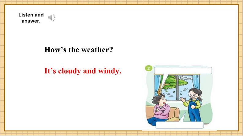 沪教牛津版（六三制一起）英语四年级上册Unit12 Weather第2课时 课件+单元整体教学设计06