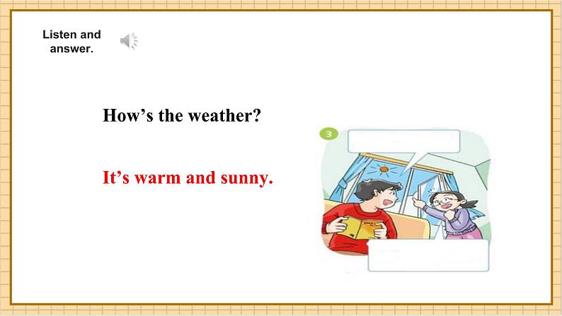 沪教牛津版（六三制一起）英语四年级上册Unit12 Weather第2课时 课件+单元整体教学设计08
