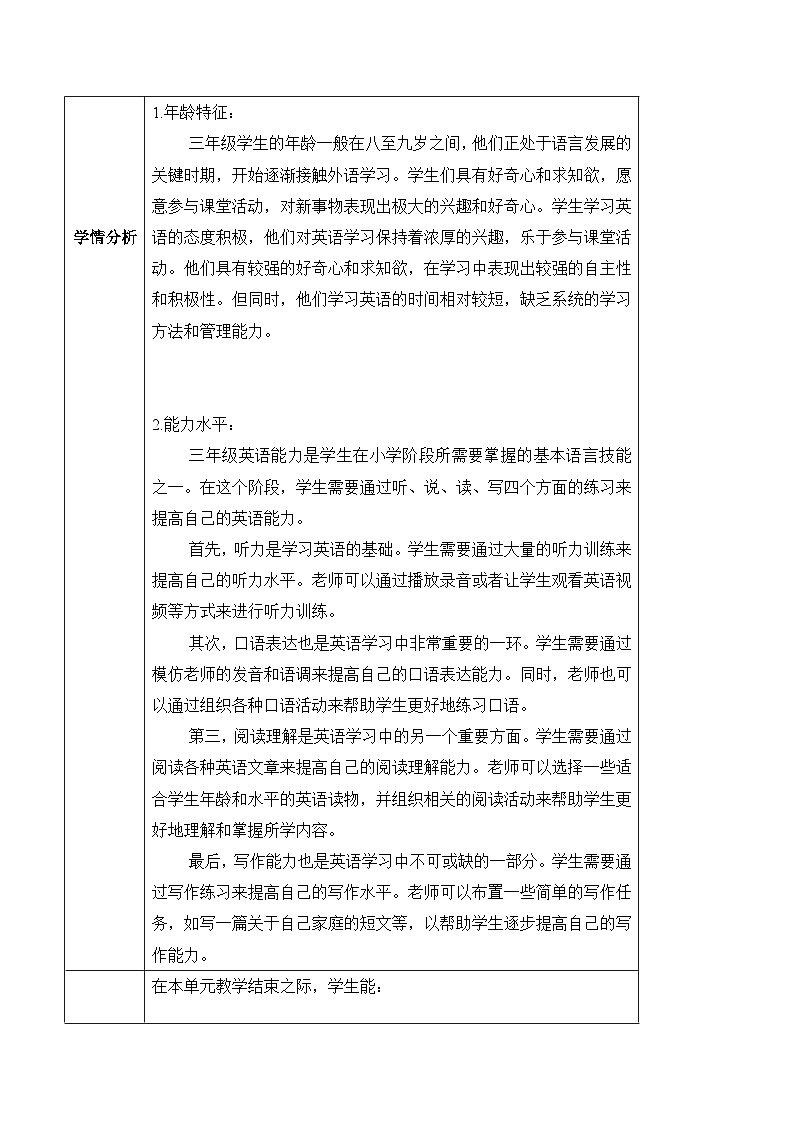 【新教材】沪教牛津版（六三制一起）英语三年级上册Unit1 How do we feel？Period 1 课件+单元整体教学设计03