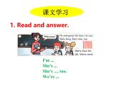 Unit 1 Let's be friends Start up授课课件
