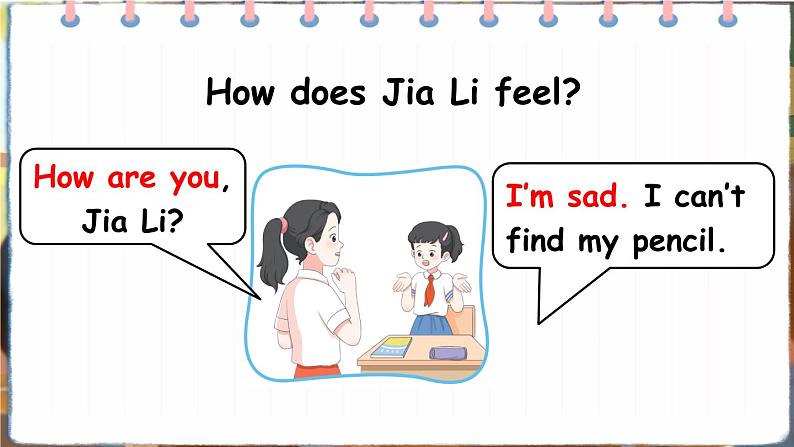 新牛津上海版（三起）英语三年上册--Unit 1 How do we feel？第3课时（Grammar in use）（课件+素材）03