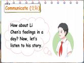 新牛津上海版（三起）英语三年上册--Unit 1 How do we feel？第4课时（Communicate）（课件+素材）