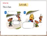 Unit 4 This is my friend 第一课时 Cartoon time（课件）-2024-2025学年译林版（三起）英语三年级上册