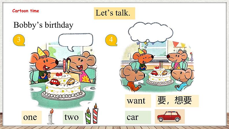 Unit 7 Happy Birthday! 第一课时 Cartoon time（课件）-2024-2025学年译林版（三起）英语三年级上册05