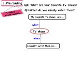 人教版（新起点）小学英语五年级上册 Unit 5 TV Shows Lesson 3课件