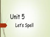 人教版（新起点）小学英语五年级上册 Unit 5 TV Shows Let’s Spell  课件+素材