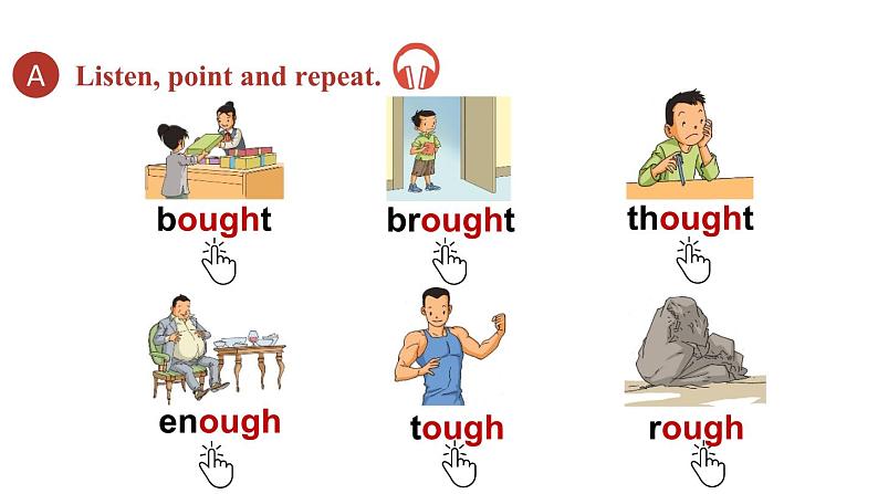 人教版（新起点）小学英语六年级上册 Unit 4 Feelings 第四课时课件05