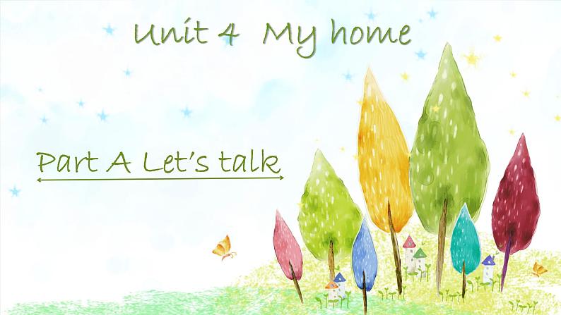 Unit 4 My home  Part A Let’s talk（课件）-2024-2025学年人教PEP版英语四年级上册01