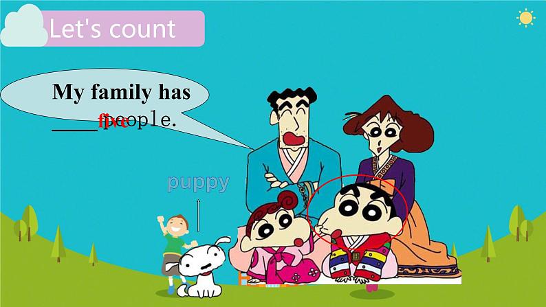 Unit 6 Meet my family! Part A Let's learn&Let's count（ 课件）-2024-2025学年人教PEP版英语四年级上册03