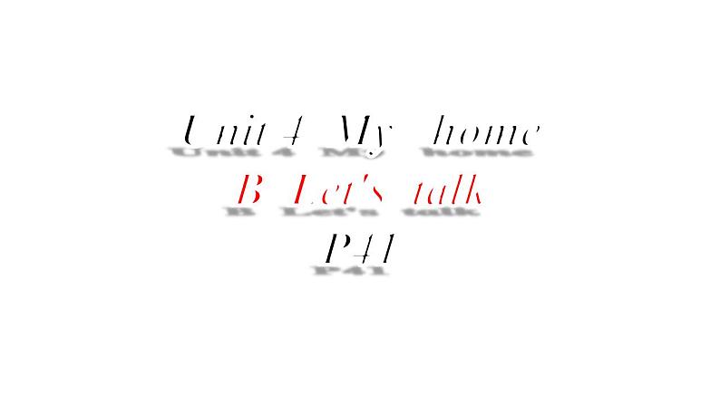 Unit 4 My home B  Let's  talk（课件）-2024-2025学年人教PEP版英语四年级上册06