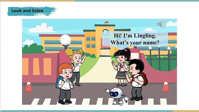 【新教材】三起外研版英语三上Welcome to school 课件+单元整体教学设计+课时教案05