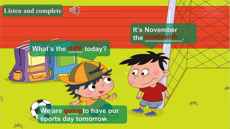 北京版英语三年级上册Unit2 October 1st is our National Day. Lesson 7 单元整体教学设计+课件05