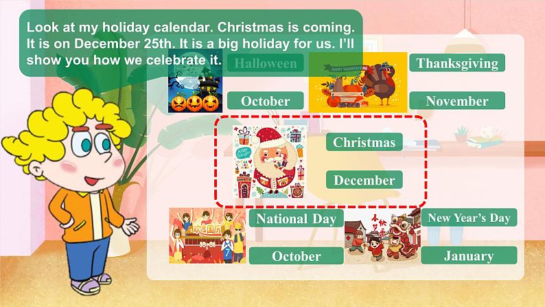 北京版英语三年级上册Unit7 When is Thanksgiving？Lesson 24 单元整体教学设计+课件02