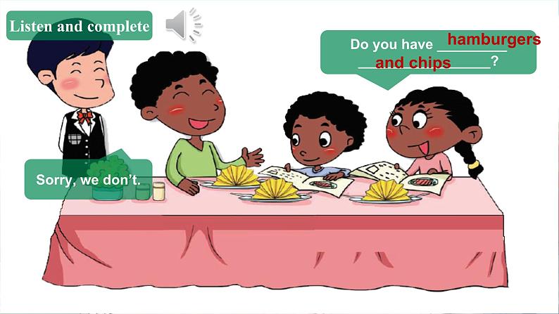 北京版英语四年级上册Unit6 May I take your order？Lesson 20 课件+单元整体教学设计08