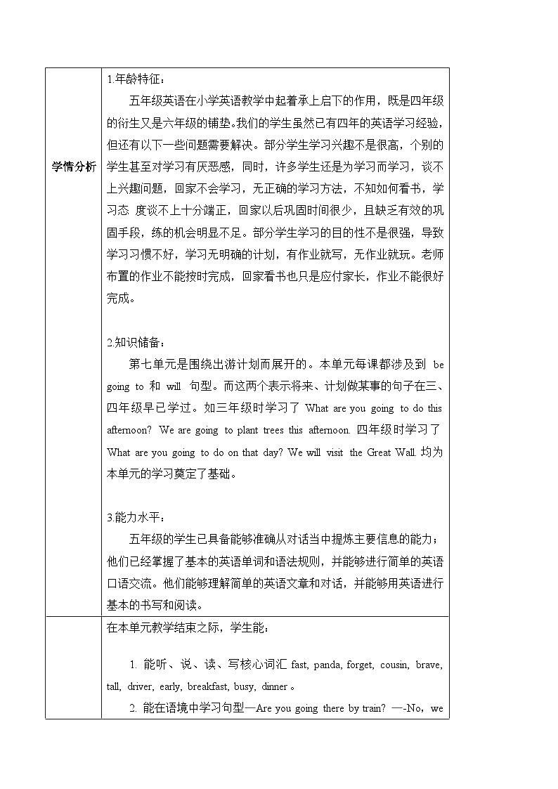 北京版英语五年级上册Unit7 What will you do in Chengdu？Lesson 25 课件+单元整体教学设计03