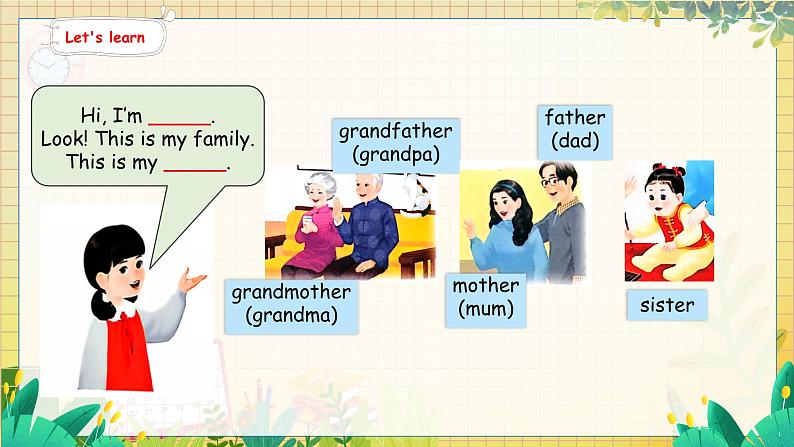 2. Unit 2 Part A  Let's learn & Listen and chant 人教版（2024）英语三年级上册PPT课件+表格教案07