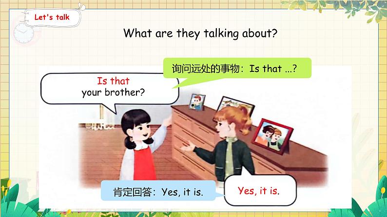 4. Unit 2 Part B  Let's talk & Ask and answer 人教版（2024）英语三年级上册PPT课件+表格教案08