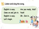 外研剑桥版(Join in)小学英语三上  Welcome unit Let's begin! 课件+素材