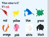 小学英语新人教版PEP三年级上册Unit5 The colourful worldPart A教学课件（2024秋）