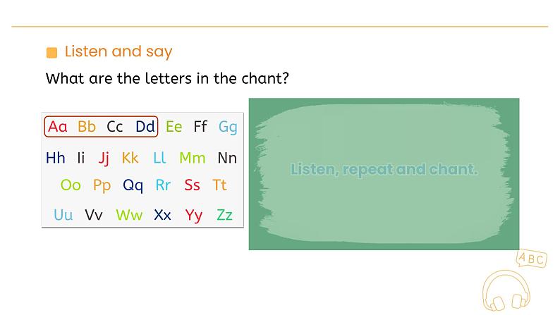 Unit 1  Making friends Part A Letters and sounds   Lesson 3 课件第4页