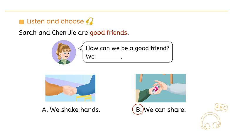 Unit 1  Making friends Part B Let’s talk Lesson 4 课件05